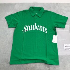 Students Golf Men's Kelly Green Spell out Polo Size L New
